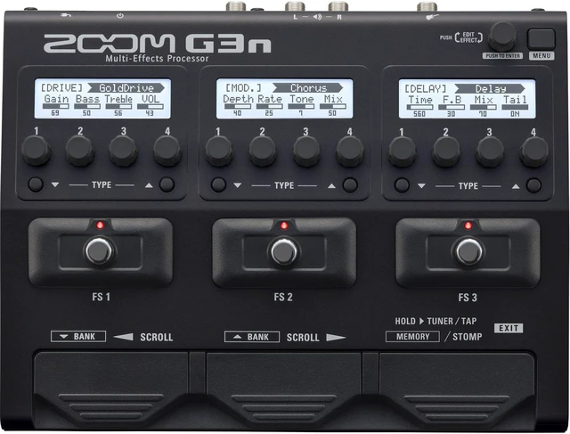 Alt view image 12 of 20 - Zoom G3N Multi Effects Amp Processor Pedal Simulator for Guitarists