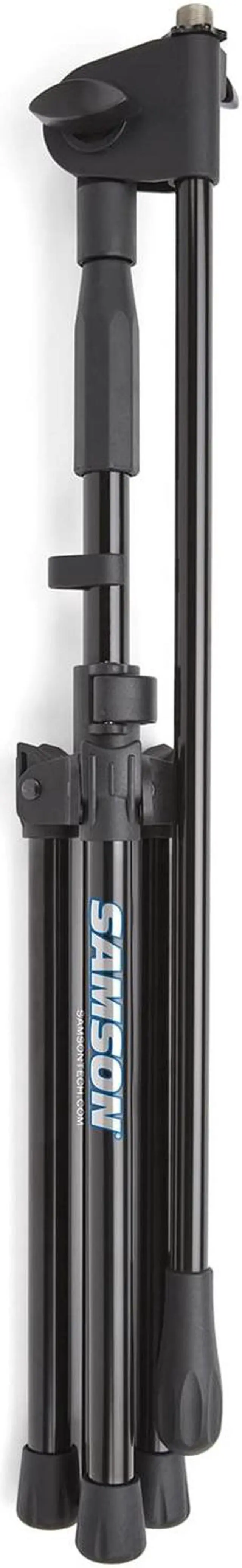 Alt view image 6 of 9 - Samson MK10 Plus - Lightweight Microphone Boom Stand with Mic Clip and Cable
