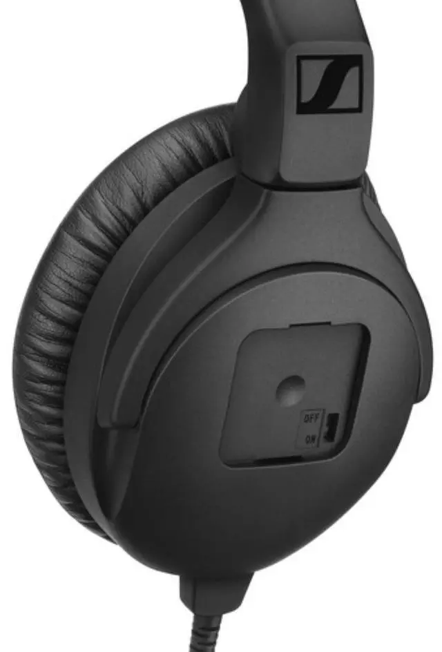 Alt view image 2 of 12 - Sennheiser HD 300 PROtect Headphone with Ultra-Linear Response, ON/OFF Limiter