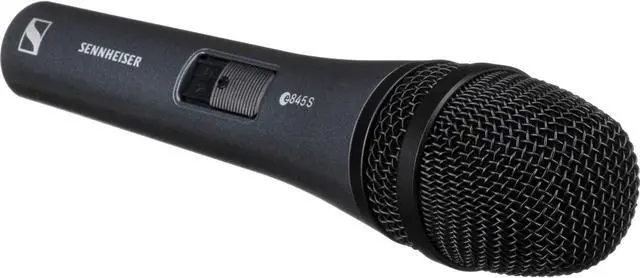 Alt view image 6 of 18 - Sennheiser E845S - Super-Cardioid Handheld Dynamic Microphone with Switch