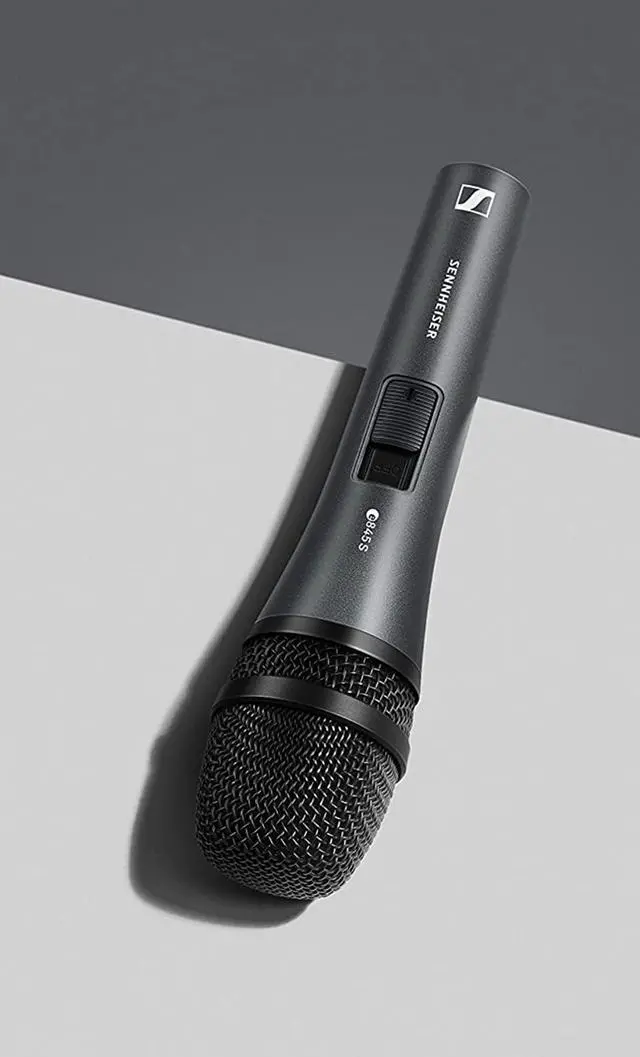 Alt view image 9 of 18 - Sennheiser E845S - Super-Cardioid Handheld Dynamic Microphone with Switch
