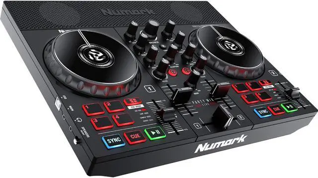 Alt view image 9 of 19 - Numark Party Mix Live DJ Controller with Light Show and Built-in Speakers