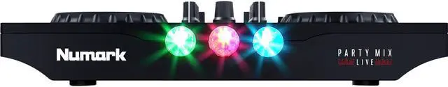 Alt view image 12 of 19 - Numark Party Mix Live DJ Controller with Light Show and Built-in Speakers