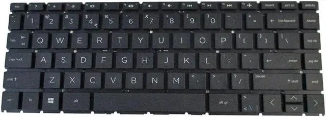Main image of Black US Keyboard for HP 14-CK 14-CM 14T-CM 14Z-CM HP Pavilion 14-CD 14T-CD 14M-CD 14-CE 14-DH 14T-DH Laptops - Non-Backlit