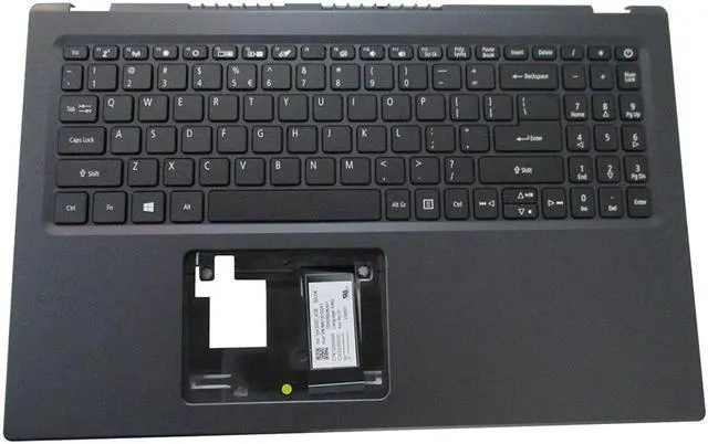 Main image of Acer Aspire A515-56 Black Palmrest w/ Non-Backlit Keyboard 6B.A1BN2.001