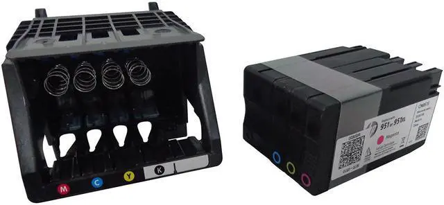 Main image of Genuine HP CR321A CR322A Printhead w/ 950 951 Setup Ink Cartridges (Non-Returnable)