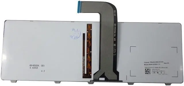 Alt view image 2 of 2 - Backlit Keyboard for Dell Inspiron 7520 N4110 N411Z Vostro 3460 3550 3560 V131 XPS L502X Laptops - Replaces VH9DD