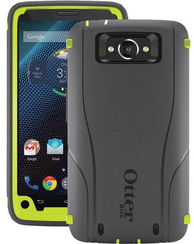 Alt view image 2 of 5 - Otterbox Motorola Droid Turbo Defender Case - Citron Kick