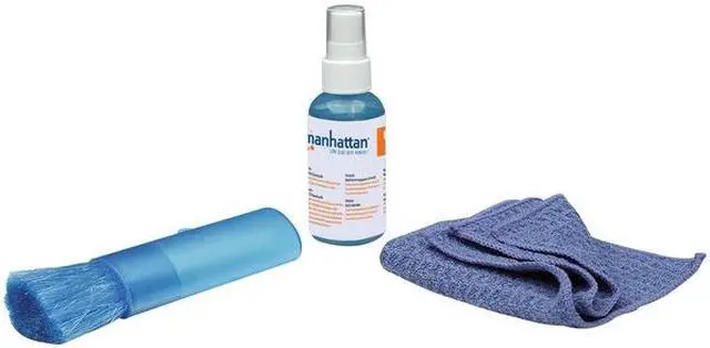 Alt view image 4 of 6 - Manhattan Lcd Mini Cleaning Kit (2 Ounces) With Microfiber Cloth Retractable Brush & Carrying Bag