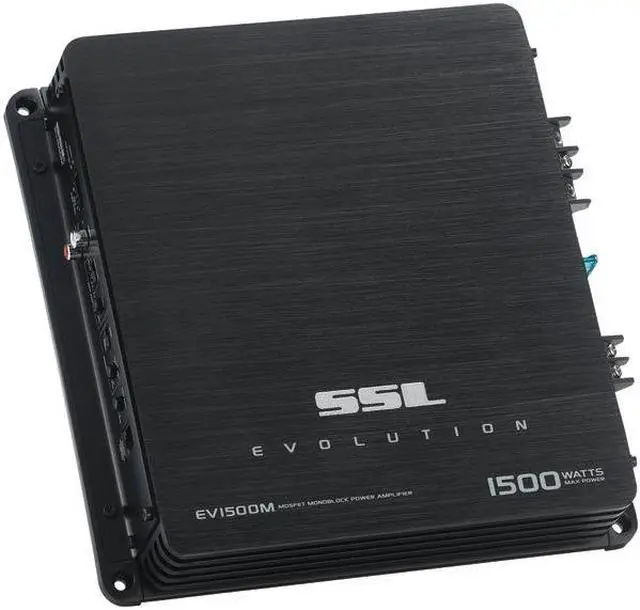 Alt view image 9 of 9 - Sound Storm Laboratories EV1500M 1,500-Watt Monoblock Amplifier with High/Low Crossover Remote Subwoofer Level Control