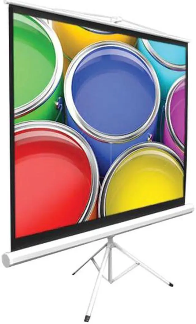 Alt view image 3 of 6 - Pyle Home PRJTP42 Floor-Standing Portable Tripod Projector Screen (40)