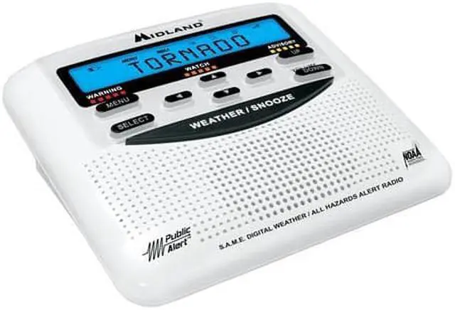Alt view image 6 of 12 - Midland Weather Alert Radio With Alarm Clock