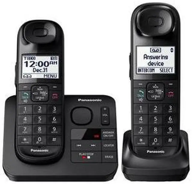 Alt view image 4 of 20 - Panasonic KX-TGL432B 2 Handset Cordless Phone