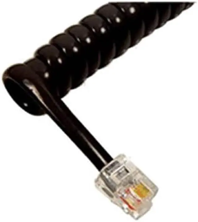 Alt view image 3 of 5 - GCHA444006-FBK / 6 BLACK Handset Cord