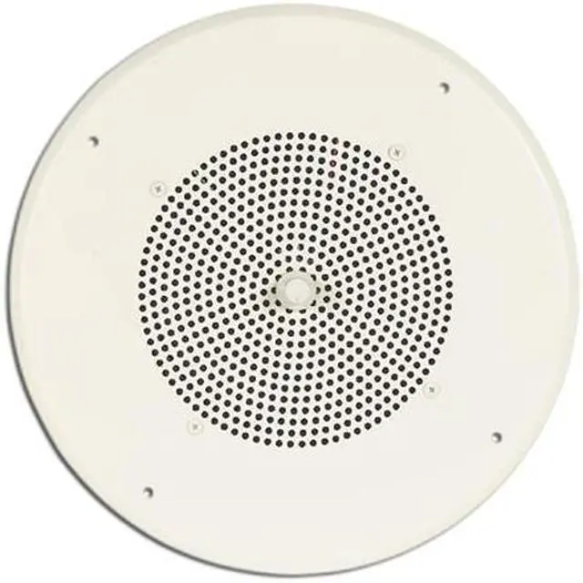 Alt view image 10 of 11 - Bogen Ceiling Speaker, 4 - 1/8 Watt, 25/70V AC, 8" Diameter, Off White