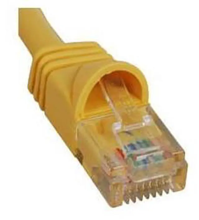 Main image of PATCH CORD- CAT 6- MOLDED BOOT- 14' YL
