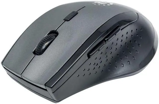 Alt view image 5 of 10 - MANHATTAN 179379 Curve Wireless Optical Mouse (Gray/Black)