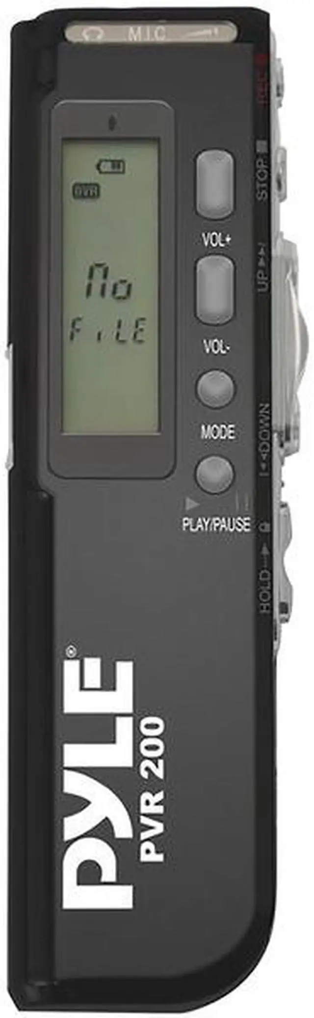 Alt view image 3 of 3 - Pyle Home PVR200 Digital Voice Recorder with 4GB Built-in Memory