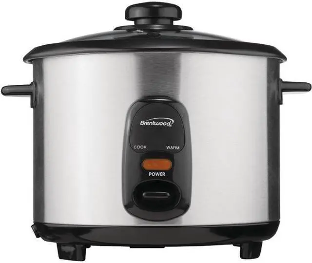 Alt view image 3 of 11 - Brentwood Appliances TS-20 10-Cup Uncooked/20-Cup Cooked Rice Cooker, Stainless Steel