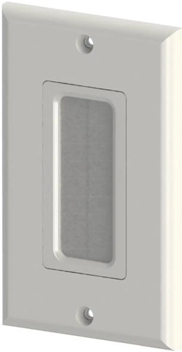 Main image of DataComm Electronics 45-0018-WH Brush Plate Decor Insert