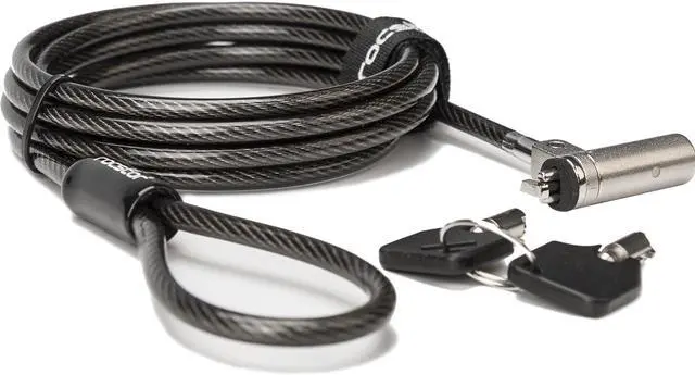Main image of Rocbolt R20 Slim Laptop Security Cable w/ Key Lock & 2 Keys 10mm Lock Head