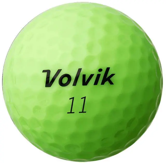 Alt view image 6 of 12 - Volvik Power Soft Golf Balls Dozen (Gloss Green)