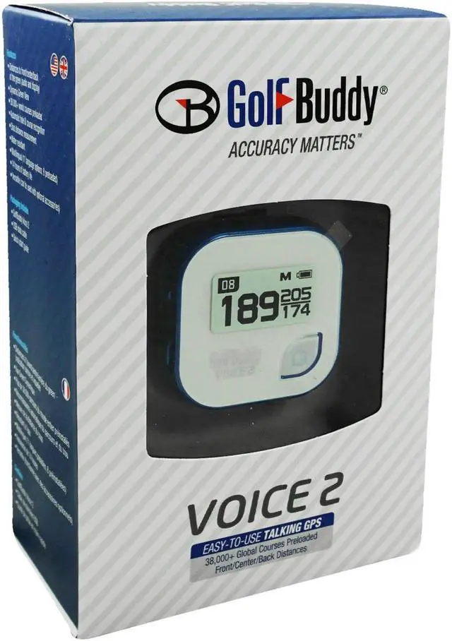 Alt view image 20 of 20 - GolfBuddy Voice 2 GPS Blue NEW