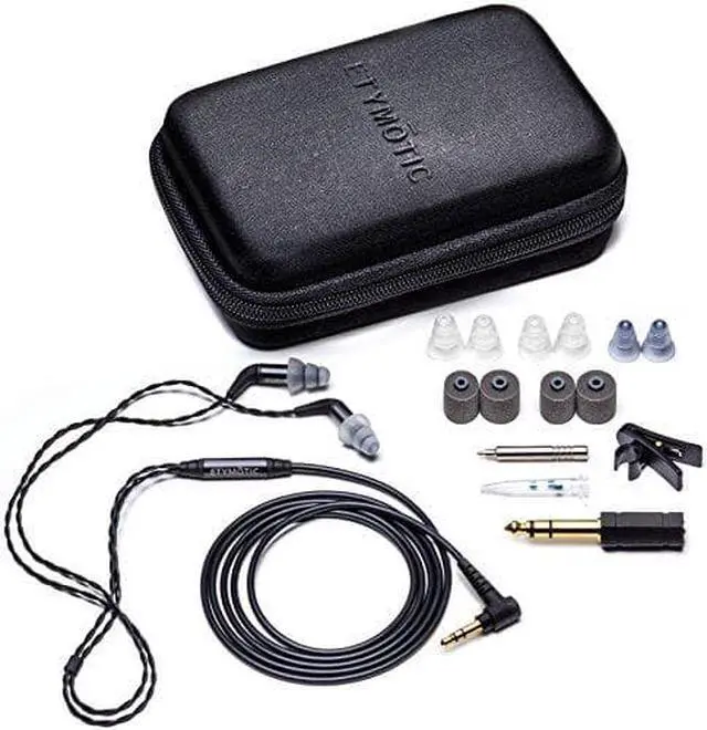 Alt view image 11 of 17 - Etymotic Research ER4SR Studio Reference Precision Matched In-Ear Earphones (Detachable Balanced Armature Drivers, Noise Isolating, High Fidelity, World Leader Response Accuracy)