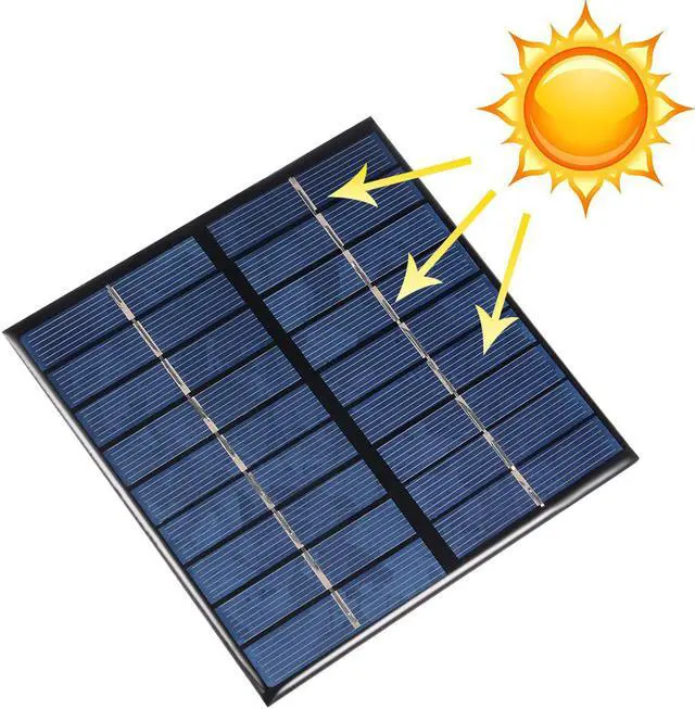 Alt view image 5 of 5 - 2W 9V Small Solar Panel Module DIY Polysilicon for Toys Charger