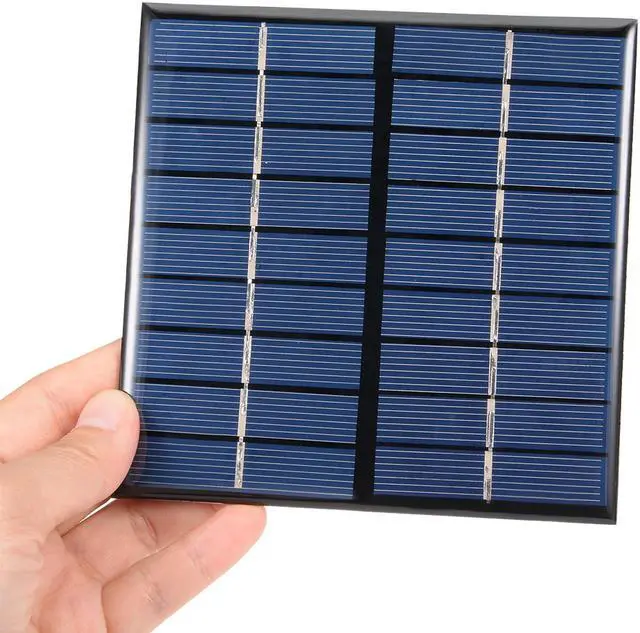 Alt view image 4 of 5 - 2W 9V Small Solar Panel Module DIY Polysilicon for Toys Charger