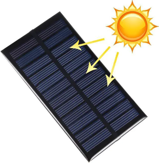 Alt view image 5 of 5 - 5Pcs 1W 6V Small Solar Panel Module DIY Polysilicon for Toys Charger