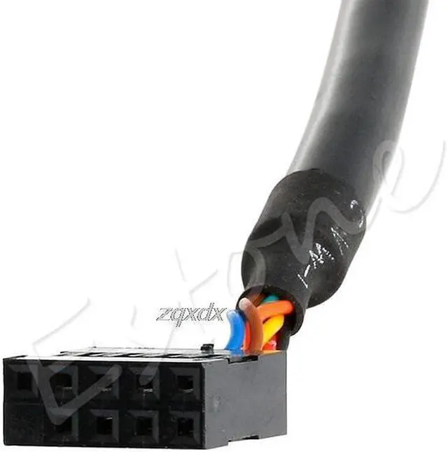 Alt view image 5 of 6 - 19/20 Pin USB 3.0 Female To 9 Pin USB 2.0 Male Motherboard Header Adapter Cord Z09