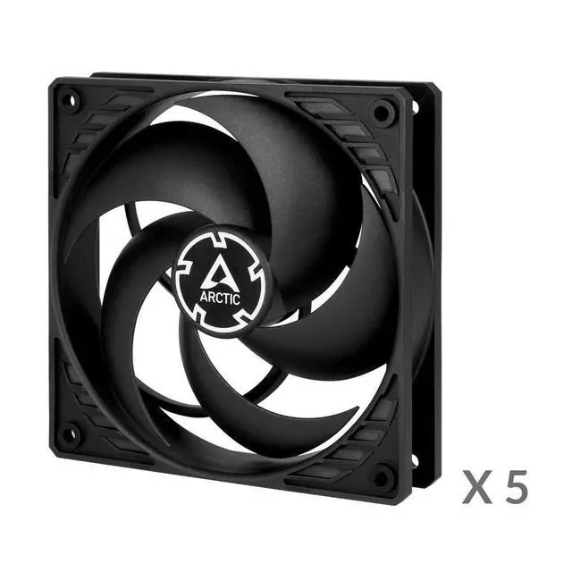 Alt view image 2 of 5 - Arctic ACFAN00135A P12 Value Pack of 5 Pressure Optimized 120 mm Cooling Fan