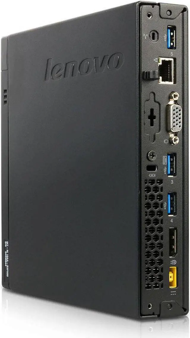 Alt view image 3 of 9 - Lenovo ThinkCentre M93p Tiny Desktop, i5 4570T 2.9Ghz, 16GB DDR3 RAM, 1TB SSD Hard Drive, Windows 10 Pro