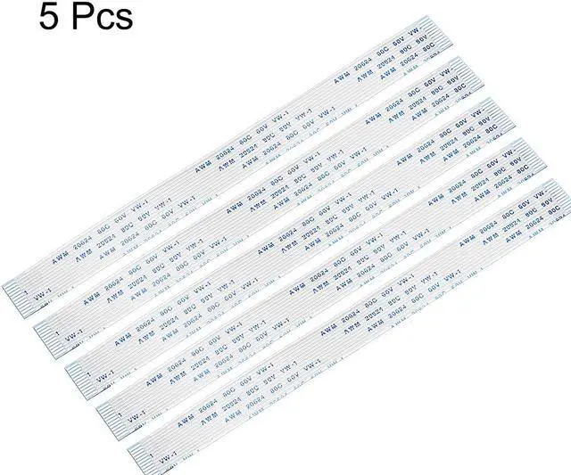 Alt view image 2 of 4 - Flexible Flat Cable,150mm 1mm Pitch 12 Pins FPC FFC Flexible Ribbon Cable for LCD TV Car Audio DVD Player 5Pcs (A type)