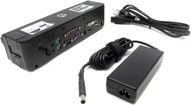 Alt view image 4 of 4 - Hewlett Packard HP 2012 90W Docking Station A7E32UT#ABA for Notebook - Proprietary Interface - 4 x USB Ports - Network (RJ-45) - DVI - VGA - DisplayPort