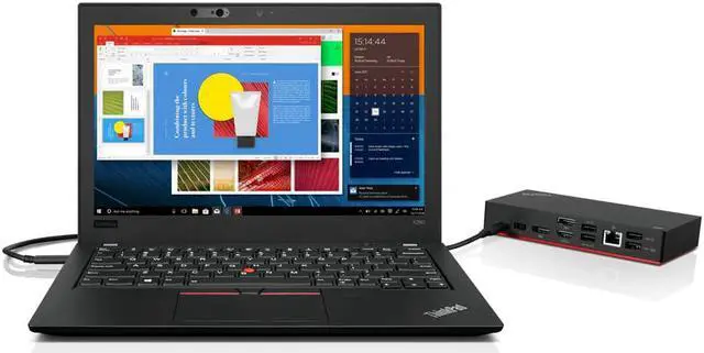 Alt view image 6 of 12 - Lenovo ThinkPad USB-C Dock Gen 2 (40AS0090US)