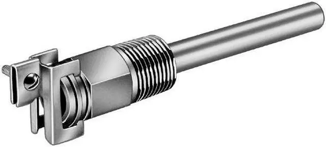 Alt view image 2 of 4 - Honeywell 121371L 1/2" NPT Copper Immersion Well with 3/8" Bulb & Mounting Clamp