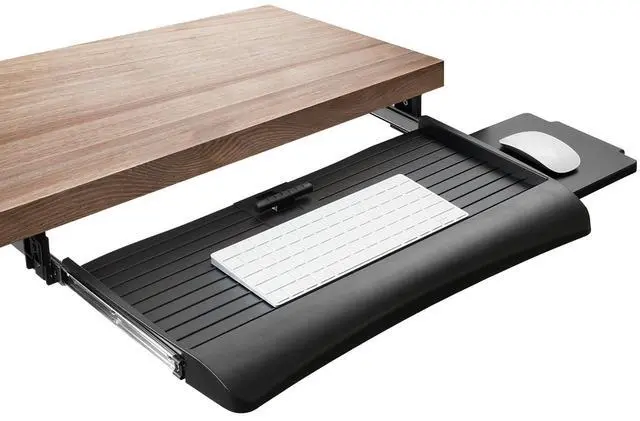 Main image of Mount-It! Under Desk Keyboard Tray and Mouse Platform