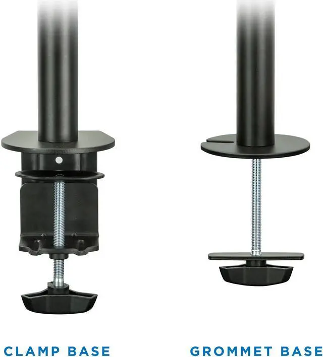 Alt view image 4 of 12 - Mount-It! MI-1752 Full Motion Dual Monitor Desk Mount
