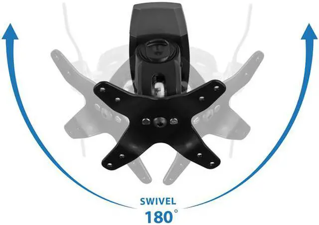 Alt view image 7 of 10 - Mount-It! Monitor Wall Mount  |Fits 17-30 Inch Screens | TAA Compliant | Black