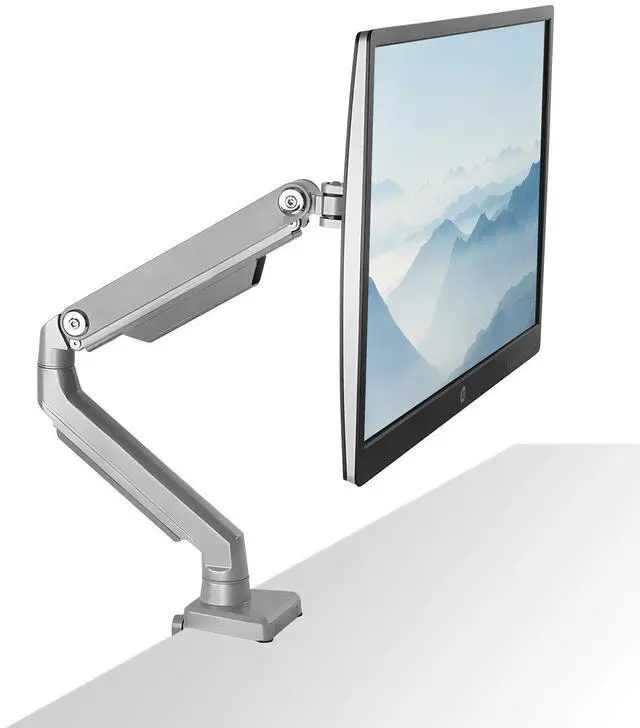Main image of Mount-It! Single Monitor Arm Mount | Full Motion Spring Arm | Fits Up to 32" Screens
