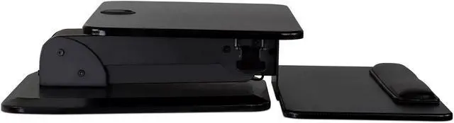 Alt view image 4 of 10 - Mount-It! Sit Stand Desk Converter | Ergonomic Height Adjustable Tabletop Standing Desk