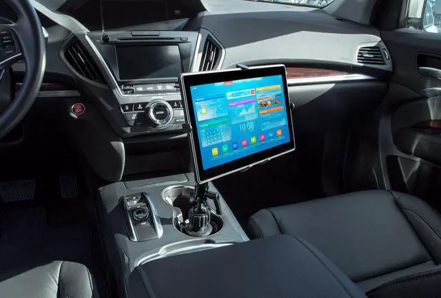 Alt view image 2 of 20 - Mount-It! Car Cup Holder Ipad Tablet Stand | 11" Max Screen Size