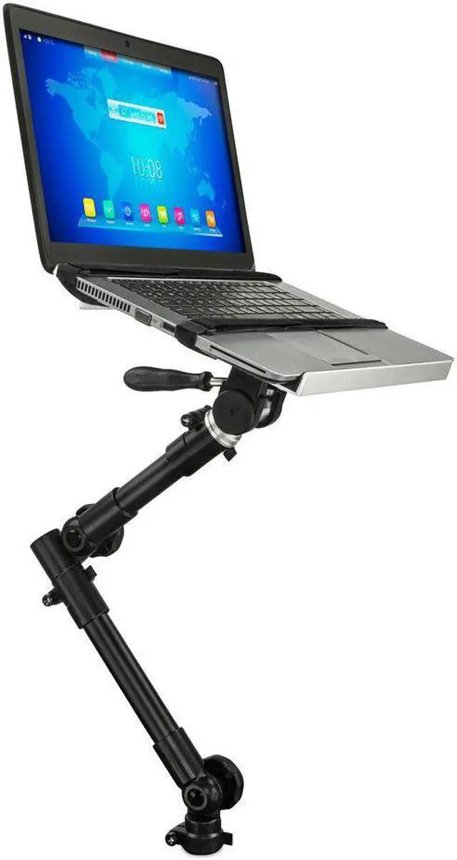 Main image of Mount-It! Car Laptop Mount | Under Car Seat Notebook Stand | 15.4" Max Screen Size
