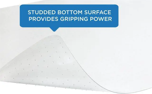 Alt view image 4 of 10 - Mount-It! Clear Chair Mat for Carpet | 47" x 35.5"