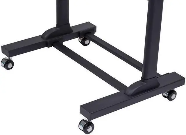 Alt view image 5 of 13 - Mount-It! Mobile Standing Desk | Portable Podium and Presentation Lectern | Black
