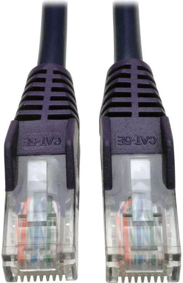 Main image of Cat5e 350 Mhz Snagless Molded Utp Patch Cable (Rj45 M/M), Purple, 3 Ft.