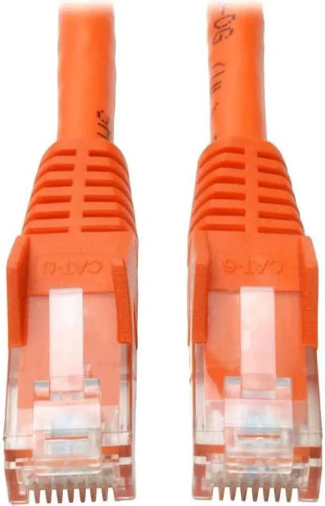 Alt view image 2 of 5 - TRIPP LITE N201-007-OR 7FT CAT6 GIGABIT SNAGLESS MOLDED PATCH CABLE RJ45 M/M ORANGE