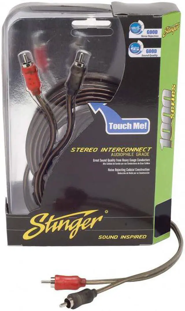 Main image of Stinger 2 channel 1000 series 20 RCA interconnects